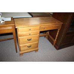 Wooden desk with 4 drawers - 40.5 x 18.5 x 30