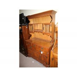 Very nice wooden hutch by young Republic solid hard rock Maple 44 x 19 x 70