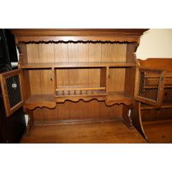Very nice wooden hutch by young Republic solid hard rock Maple 44 x 19 x 70