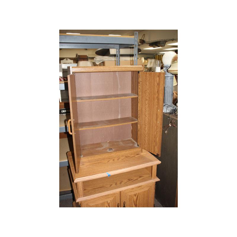 Small wooden storage cabinet 24 x 9.5 x 32