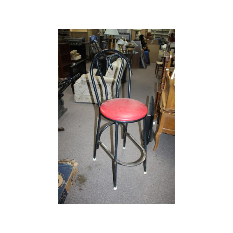 Pair of padded seat stools