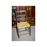 Nice early wooden ladder back chair