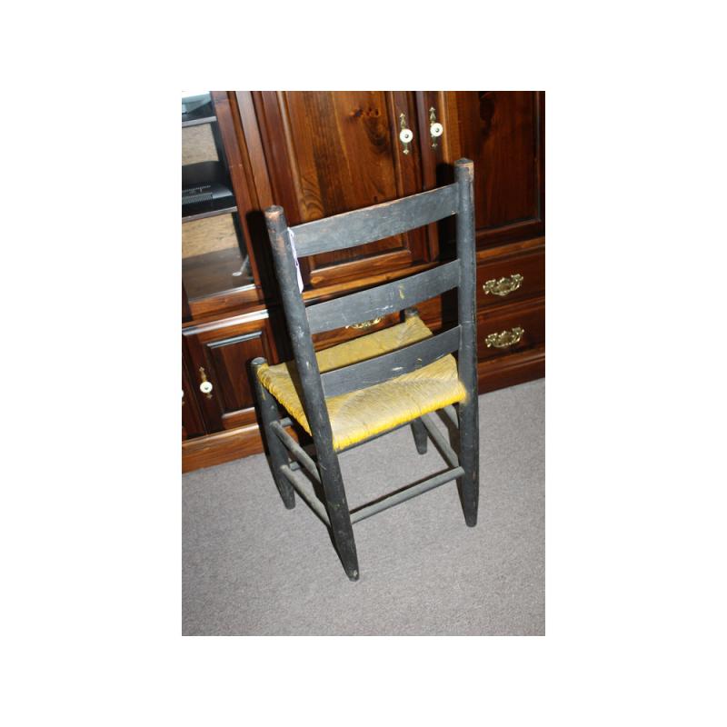 Nice early wooden ladder back chair