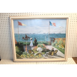 34 x 27.5 Framed Print Signed Claude Monet