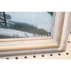 34 x 27.5 Framed Print Signed Claude Monet