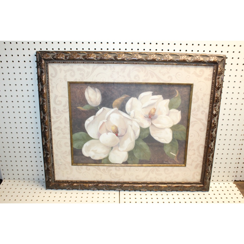 31 x 25.5 Framed Painting Signed vivian flasch