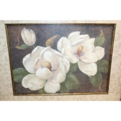 31 x 25.5 Framed Painting Signed vivian flasch