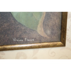 31 x 25.5 Framed Painting Signed vivian flasch