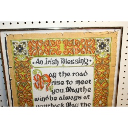 17 x 28 print on linen brocken glass