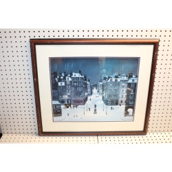 26.5 x 23 Framed Print Signed Michael Delacroix