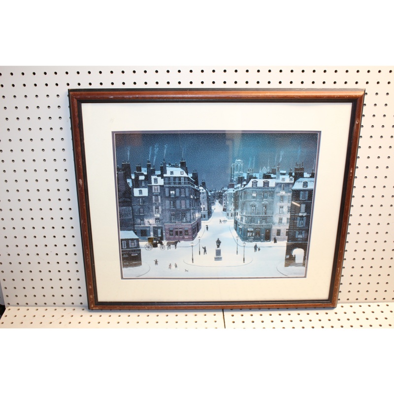 26.5 x 23 Framed Print Signed Michael Delacroix