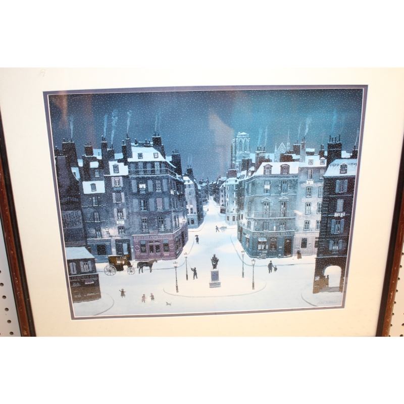 26.5 x 23 Framed Print Signed Michael Delacroix