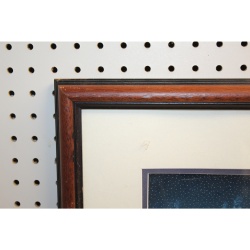 26.5 x 23 Framed Print Signed Michael Delacroix