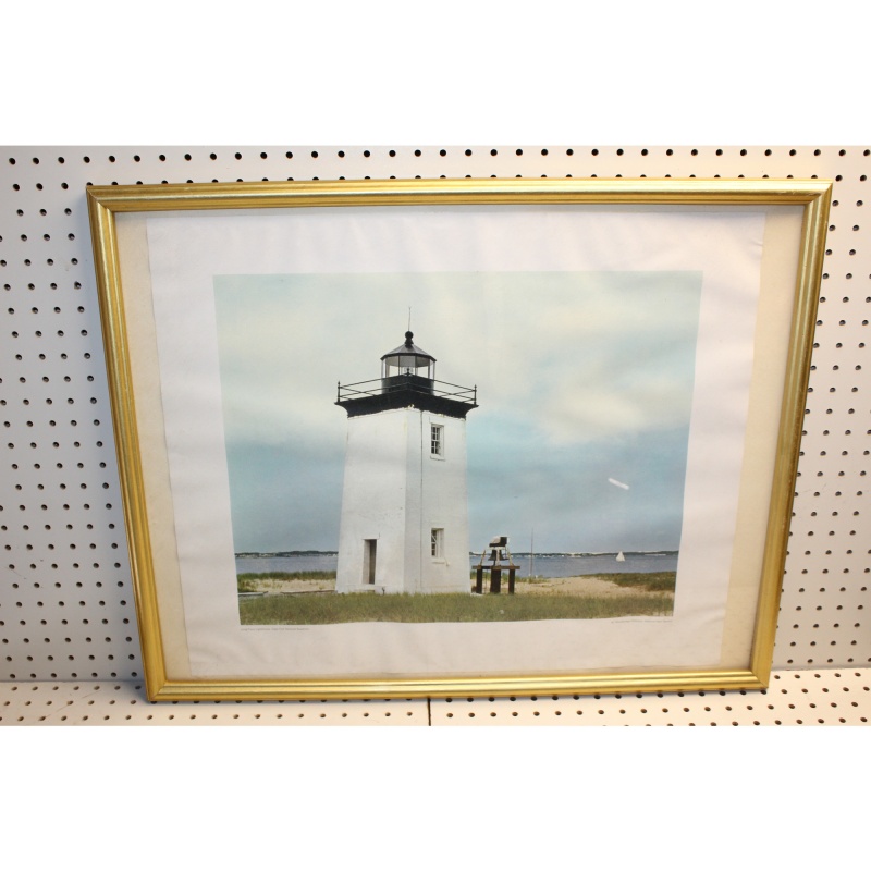 29.5 x 24 Framed Print LONG PT. LIGHTHOUSE CAPECOD