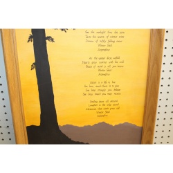 18.5 x 22.5 Framed oil on canvas Signed KVANV 76 ON BACK