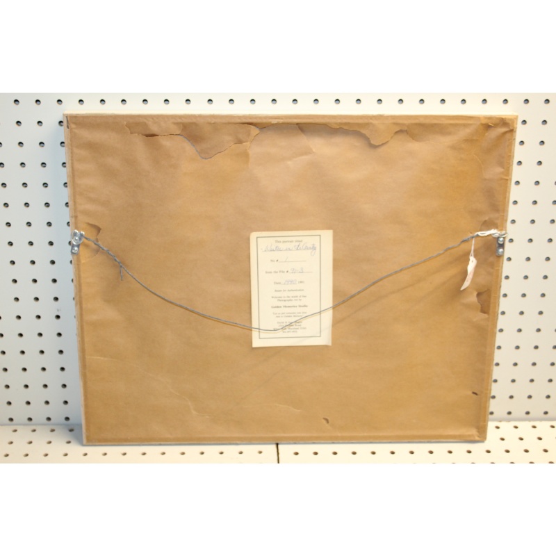 21 x 17 Framed Print Signed HAGAN WINTER IN THE COUNTRY 1990