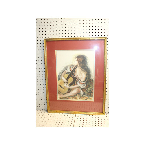 21 x 27 Framed Print DEBORAH DREAMING by SHELDON CLYDE SCHONEBERG