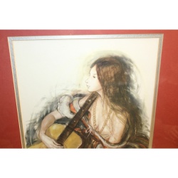 21 x 27 Framed Print DEBORAH DREAMING by SHELDON CLYDE SCHONEBERG