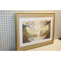 24 x 18.5 Framed  oil on canvas Signed BARLETTA