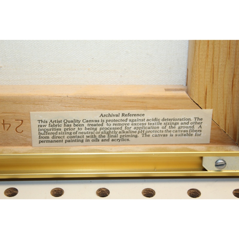 24 x 18.5 Framed  oil on canvas Signed BARLETTA