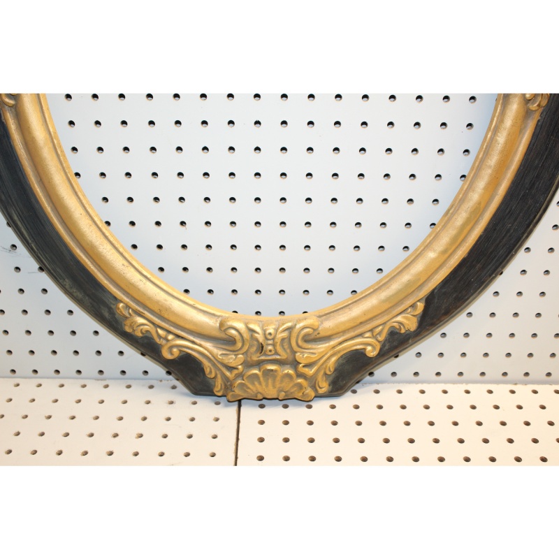 23 x 29.5 antique oval wooden frame