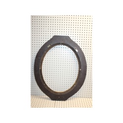 23 x 29.5 antique oval wooden frame