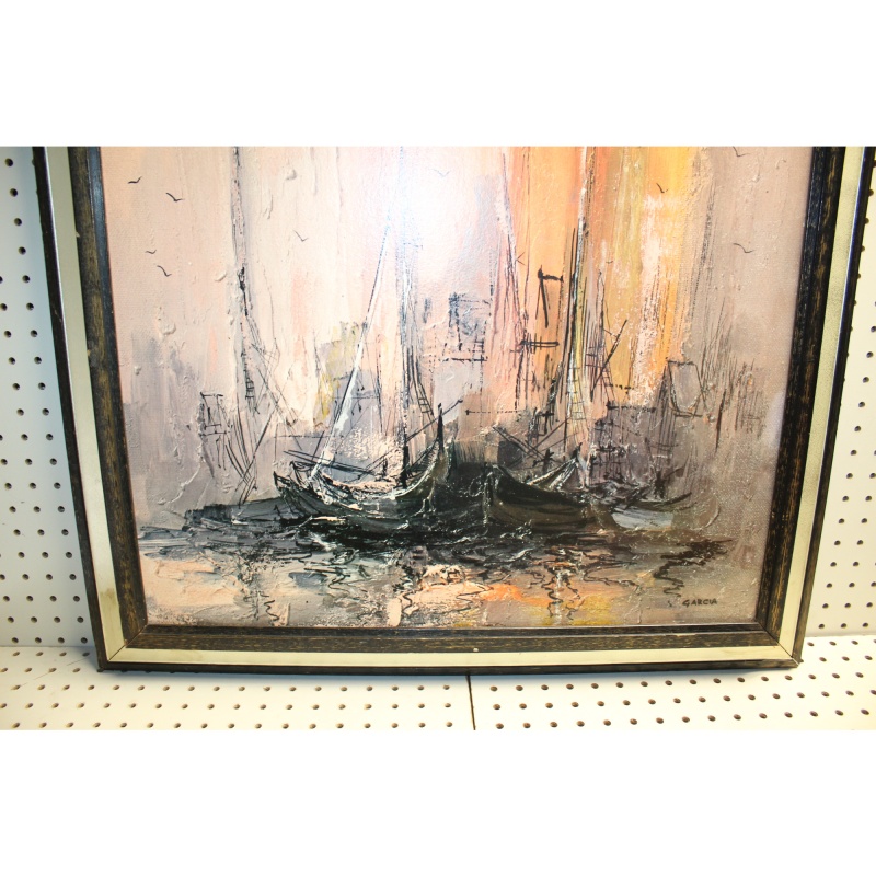 29 x 41 Print on board Signed DANNY GARCIA TALL MASTS