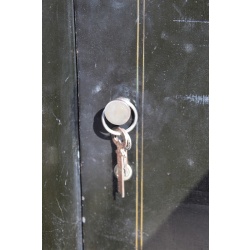 VINTAGE J BAUM Safe & Lock Co, Cincinnati, O. /w Combo & Keys for Interior Locks