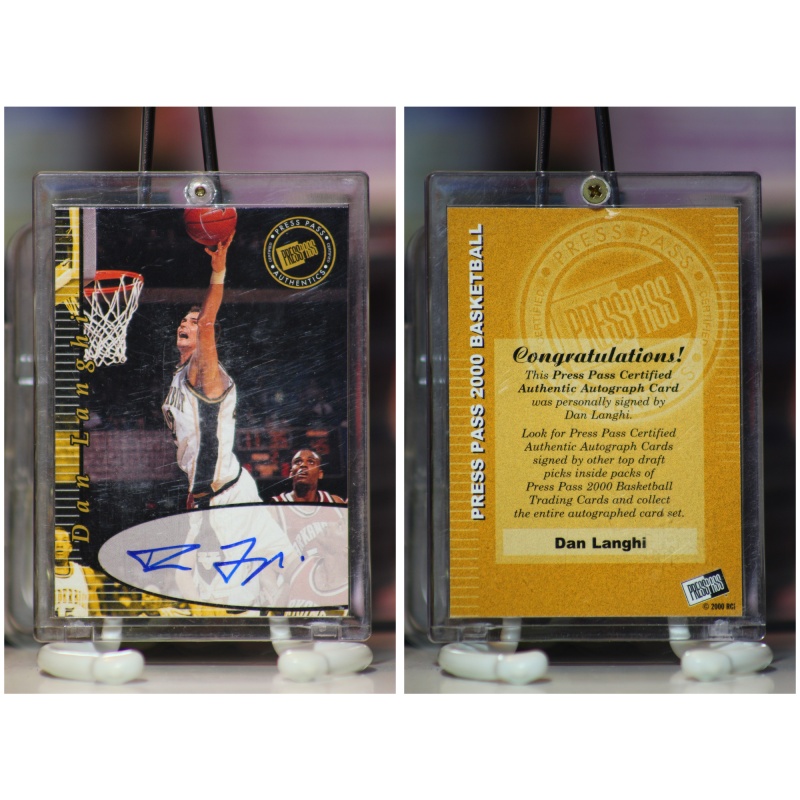 2000 Press Pass Dan Langhi Rookie Auto