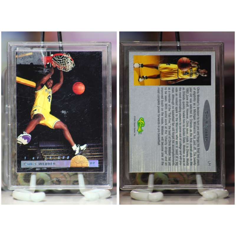 1993 Classic Draft Picks - LP #LP1 - CHRIS WEBBER Michigan Wolverines #ed/74500