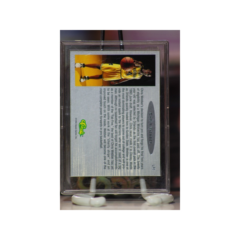 1993 Classic Draft Picks - LP #LP1 - CHRIS WEBBER Michigan Wolverines #ed/74500