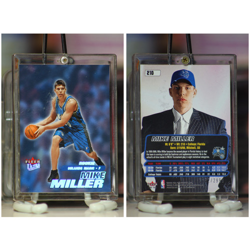 MIKE MILLER 2000/01 FLEER ULTRA #210 ROOKIE RC #2732/2999