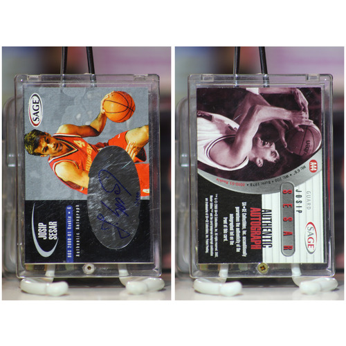 2000 Sage Authentic Silver #1/400 Josip Sesar #A44 Auto