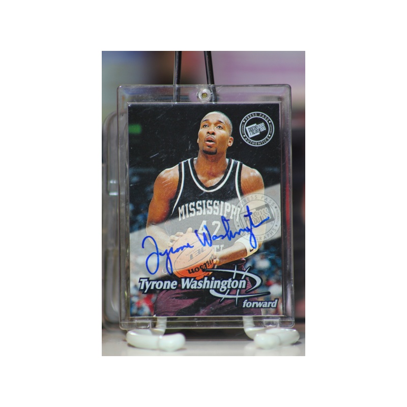 1999 Press Pass Tyrone Washington Auto