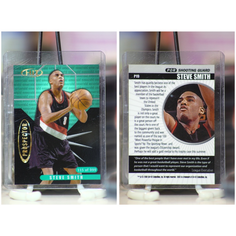 2000 SAGE HIT Prospector Emerald #P19 Steve Smith /999