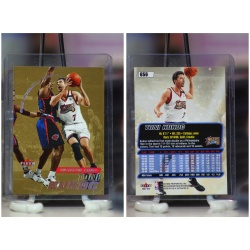 2000-01 Ultra Gold Medallion Philadelphia 76ers Basketball Card #65 Toni Kukoc