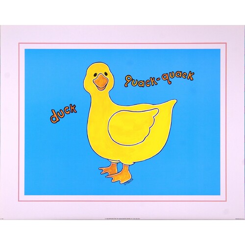 (16 x 20) Art Print J1155 Shelly Rasche Duck