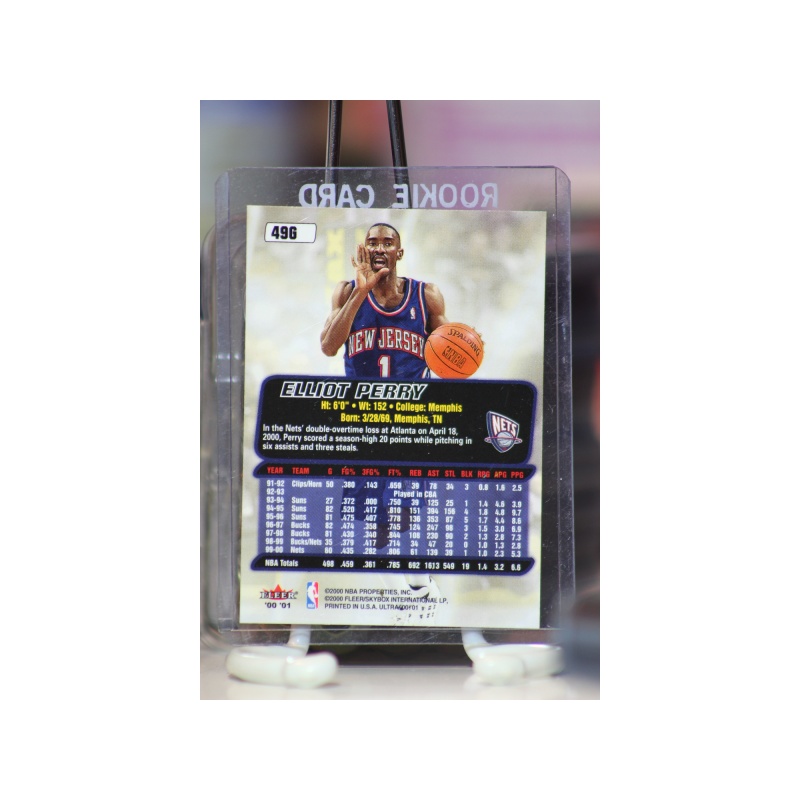 2000-01 Fleer Ultra Gold Medallion Elliot Perry #49G
