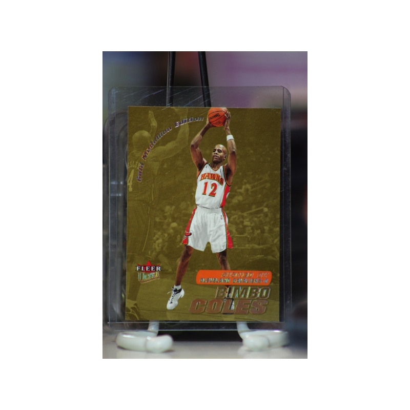 2000-01 Fleer Ultra Basketball Gold Medallion #166 Bimbo Coles
