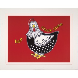(16 x 20) Art Print J1157 Shelly Rasche - Hen