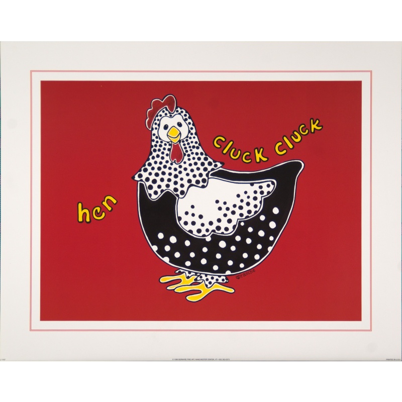 (16 x 20) Art Print J1157 Shelly Rasche - Hen