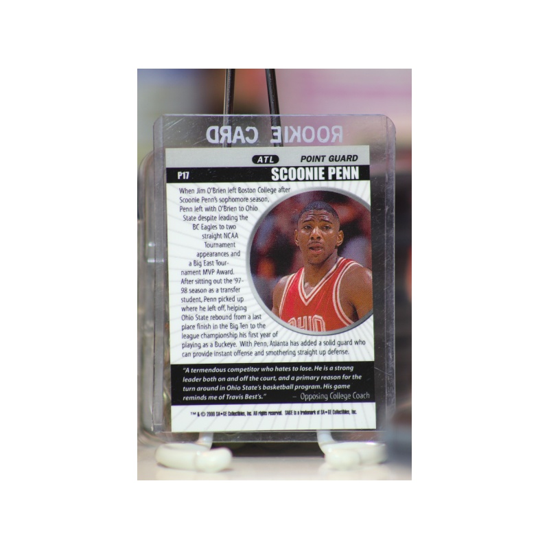 2000 Sage Hit Prospector Emerald /999 Scoonie Penn #P17 Rookie