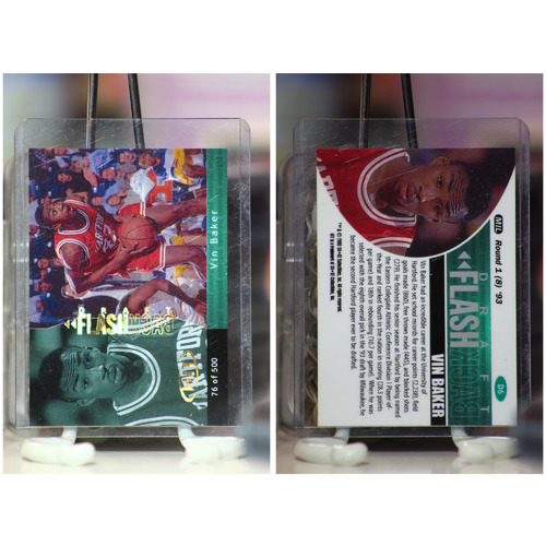 2000 Sage Hit Draft Flashback Diamond /300 Vin Baker #D6