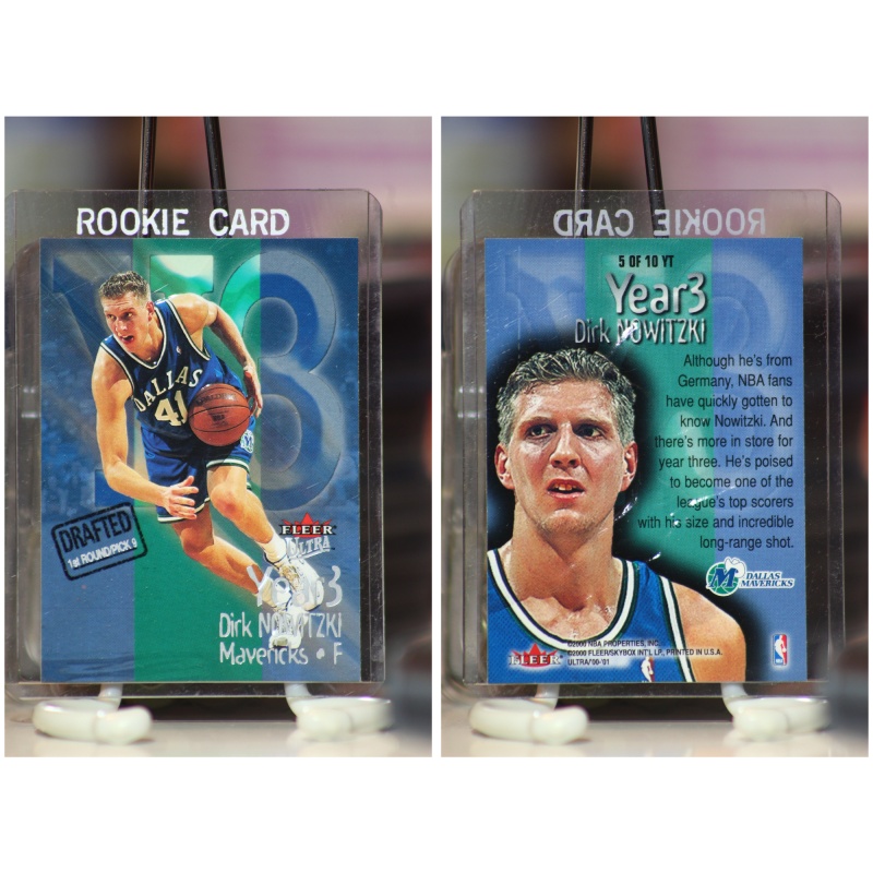 2000-01 FLEER ULTRA YEAR 3 DIRK NOWITZKI DALLAS MAVERICKS 5 OF 10YT MINT