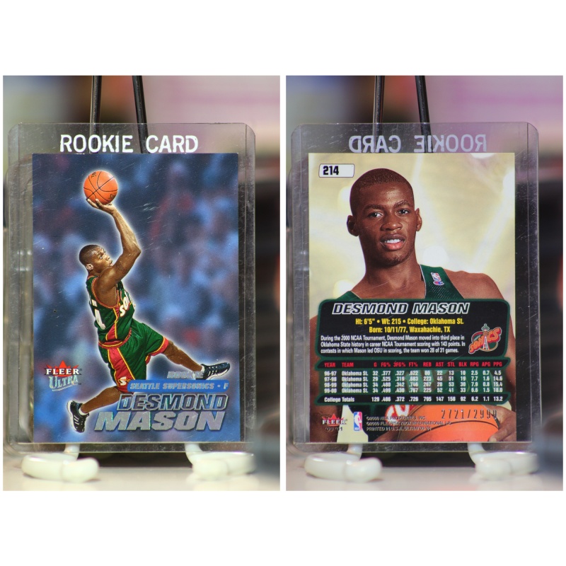 2000-01 Fleer Ultra /2999 Desmond Mason #214 Rookie