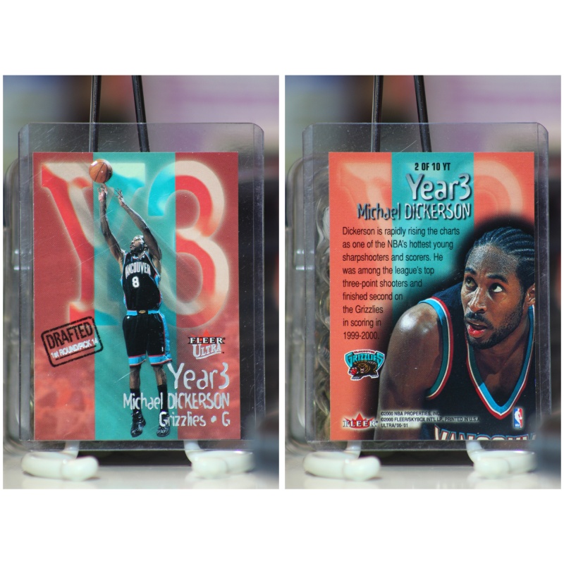 2000-01 Fleer Ultra Year 3 Michael Dickerson #2 of 10 YT