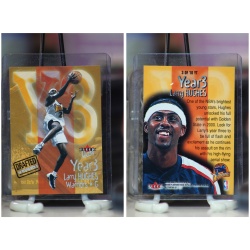 2000-01 FLEER ULTRA YEAR 3 LARRY HUGHES BASKETBALL TRADING CARD # 3 OF 10 YT