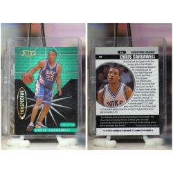 2000 Sage Hit Prospector Emerald /999 Chris Carrawell #P2 Rookie