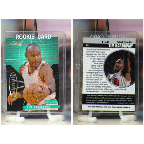 2000 Sage Hit Prospector Emerald /999 Tim Hardaway #P9