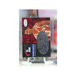 2000 SAGE BASKETBALL GEE GERVIN AUTHENTIC AUTOGRAPH CARD /999